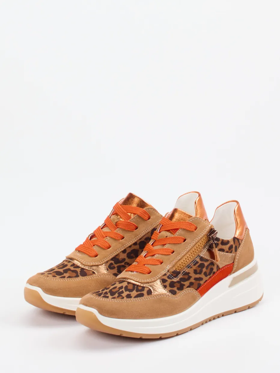 – Chunky Sneaker aus geprägtem Leder*Ara Clearance