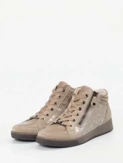 Damen Ara – High-Top Sneaker aus geprägtem Leder