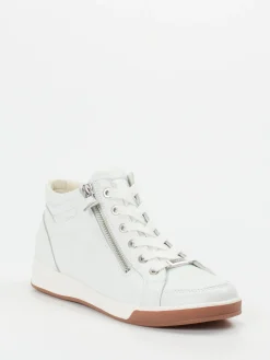 – High-Top-Sneaker aus Kalbleder Offwhite*Ara New