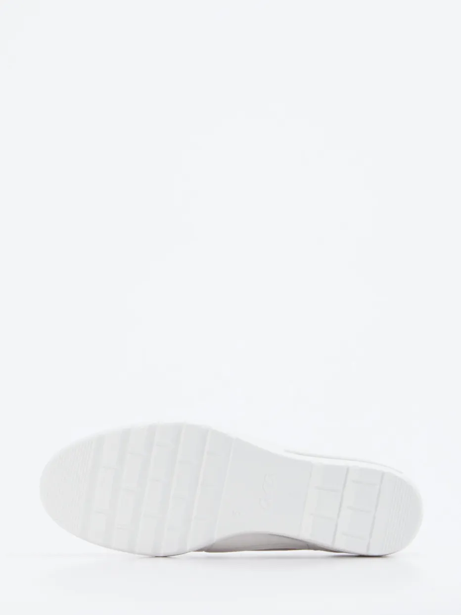 – Komfort-Ballerinas aus Leder Weiß floral*Ara Online