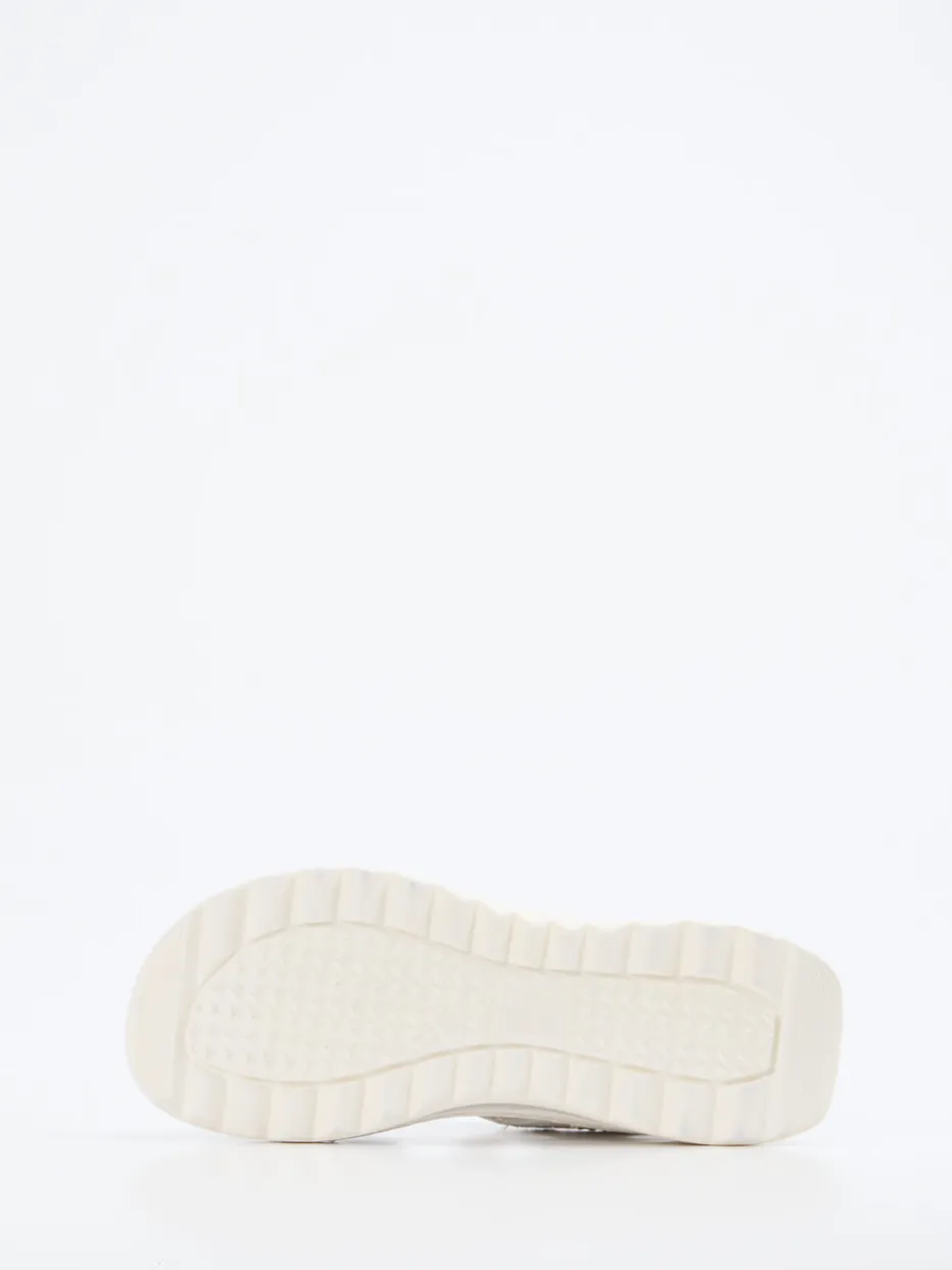 Damen Ara – Komfortsandale aus Kalbleder und Metallicleder