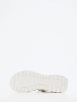 Damen Ara – Komfortsandale aus Metallicleder