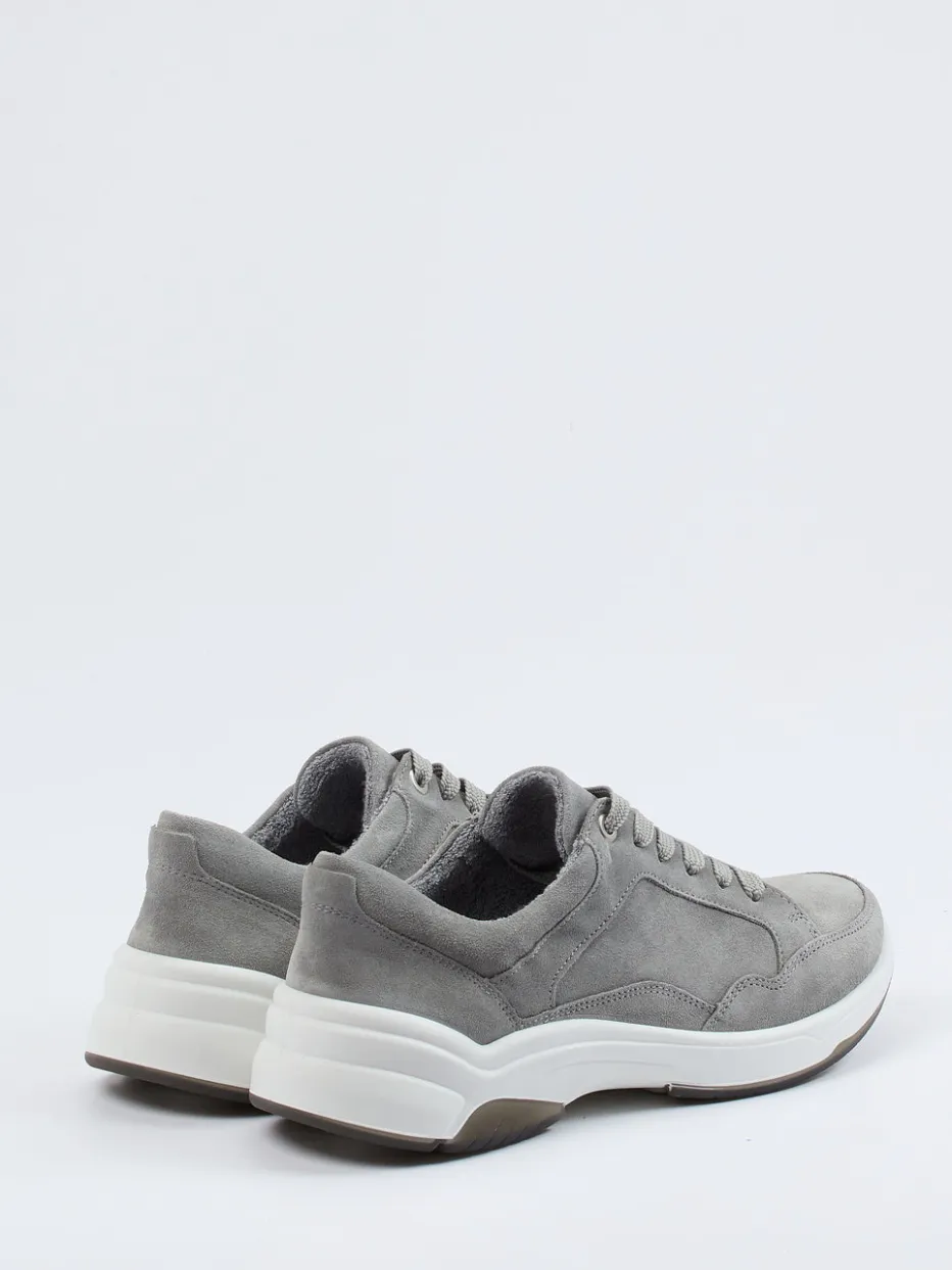 – Komfort-Sneaker aus Veloursleder hellgrau*Ara New