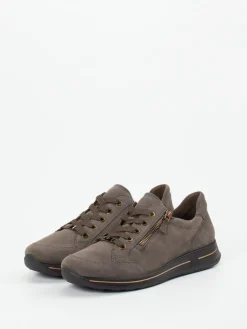 – Komfort-Sneaker aus Veloursleder in Taupe*Ara Hot
