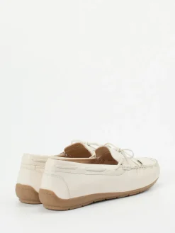 Damen Ara – Loafer aus Hirschleder cremeweiß