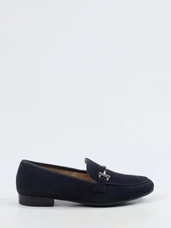 Damen Ara – Loafer aus Veloursleder Dunkel