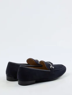 Damen Ara – Loafer aus Veloursleder Dunkel