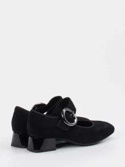 Damen Ara – Mary Jane Pumps aus Veloursleder