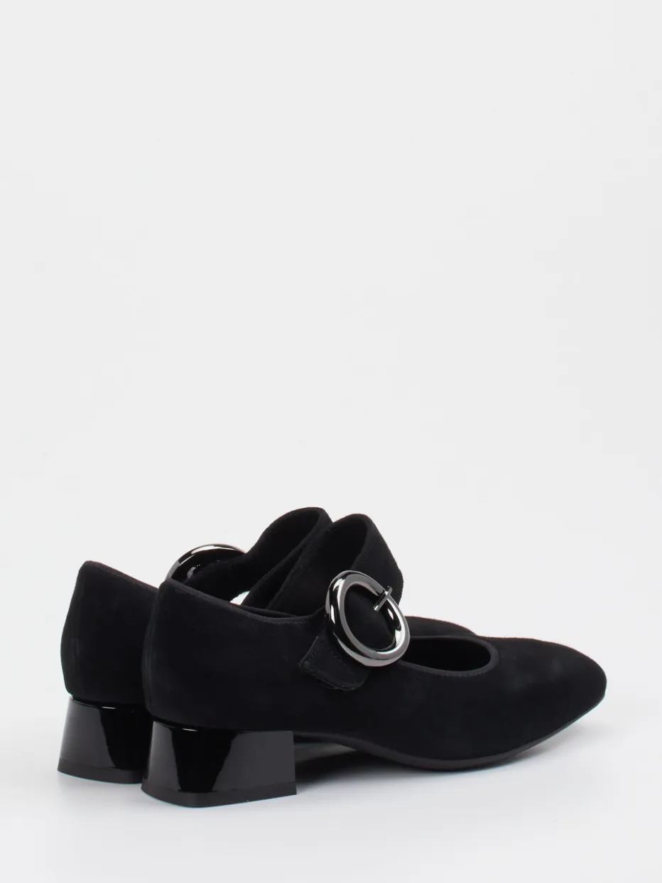 Damen Ara – Mary Jane Pumps aus Veloursleder