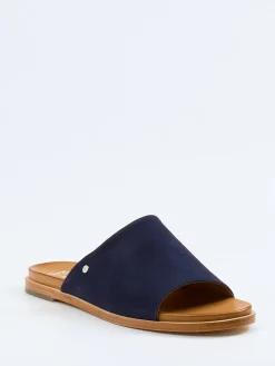 Damen Ara – Pantolette aus Veloursleder Dunkel