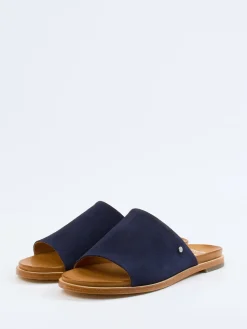 Damen Ara – Pantolette aus Veloursleder Dunkel