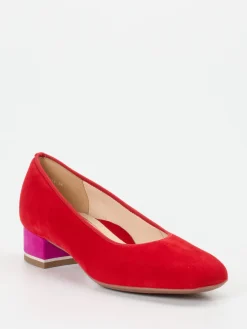 Damen Ara – Pumps aus Veloursleder in Signal