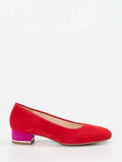 Damen Ara – Pumps aus Veloursleder in Signal