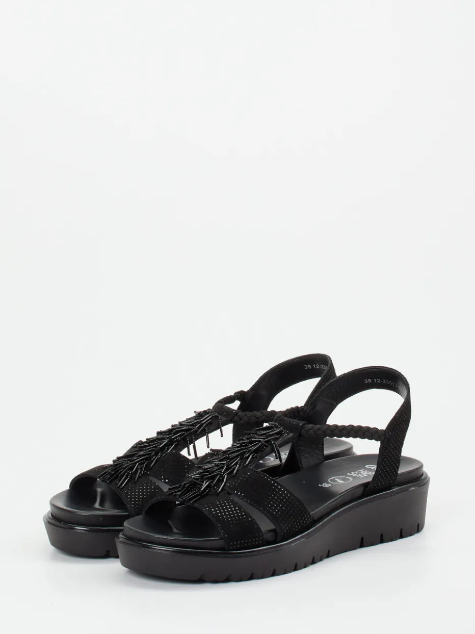 Damen Ara – Sandalette aus geprägtem Leder