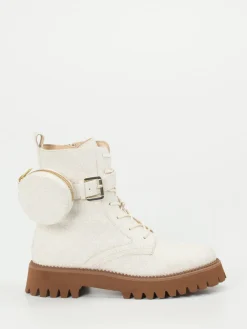 Damen Ara – Schnürboots aus geprägtem Leder in