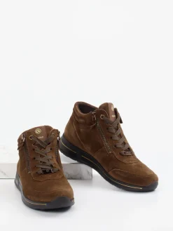 – Schnürboots aus Veloursleder mittel*Ara Clearance