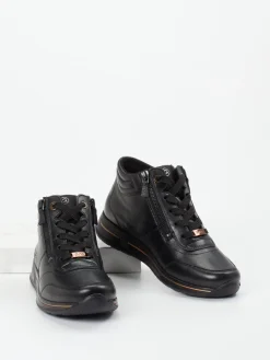 Damen Ara – Schnürstiefelette aus Kalbleder