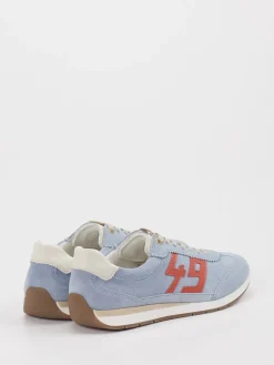 Damen Ara – Sneaker aus Veloursleder Hell