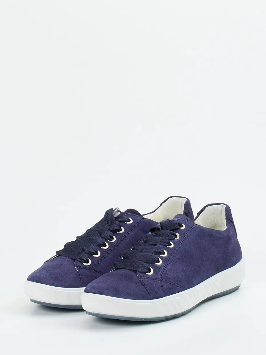 Damen Ara – Sneaker aus Veloursleder Dunkel