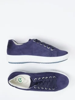 Damen Ara – Sneaker aus Veloursleder Dunkel