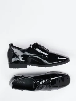 Damen Arche – Lack-Oxford aus em Lackleder