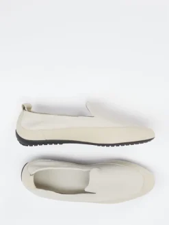 Damen Arche – Loafer aus Hirschleder in Cremeweiß