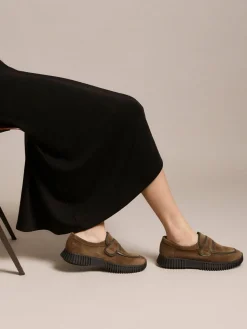 – Loafer aus Veloursleder in Schlamm*Arche Outlet