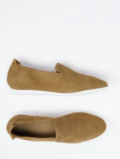 – Slipper aus Nubukleder in Cognac*Arche Outlet