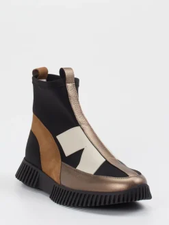 – Sock-Stiefelette aus Textil und Leder*Arche