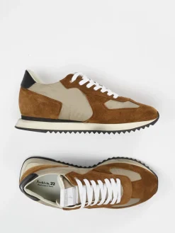 Herren Archivio, 22 Archivio 22 – Sneaker aus Veloursleder rost