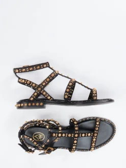 – Riemchensandale aus Kalbleder Goldnieten*ASH Sale