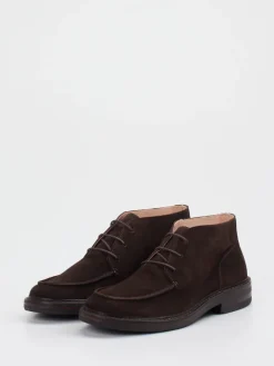 Herren Astorflex – Desert Boots aus Veloursleder dunkel