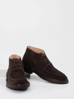 Herren Astorflex – Desert Boots aus Veloursleder dunkel