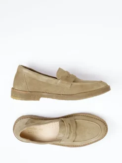 Herren Astorflex – Loafer aus Veloursleder sandfarben