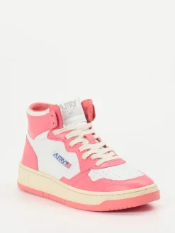 – High-Top Sneaker aus Leder in Pink-*Autry Sale