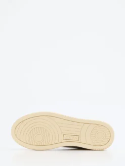 Damen Autry – Platform-Sneaker aus Leder -beige