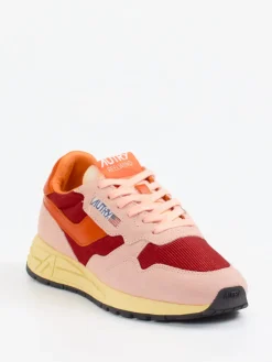 – Retro-Sneaker aus Veloursleder Blassrosa*Autry Best