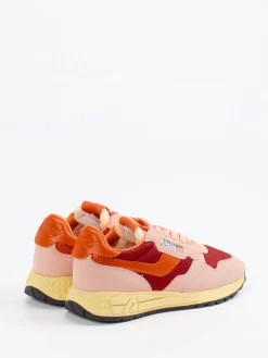 – Retro-Sneaker aus Veloursleder Blassrosa*Autry Best