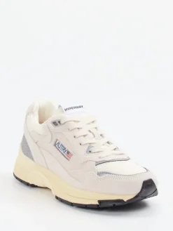 – Retro-Sneaker aus Veloursleder und Mesh Beige*Autry Sale