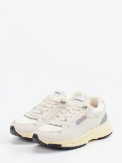 – Retro-Sneaker aus Veloursleder und Mesh Beige*Autry Sale