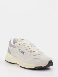 Herren Autry – Retro-Sneaker aus Veloursleder beige