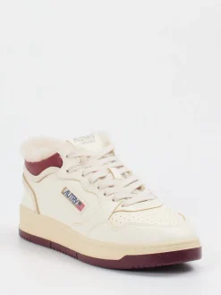 Damen Autry – Sneaker aus Leder creme mit Fütterung
