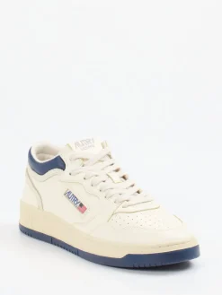 Herren Autry – Sneaker aus Leder creme-blau