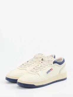 Herren Autry – Sneaker aus Leder creme-blau