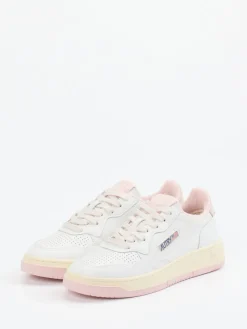 Damen Autry – Sneaker aus Leder mit Pastellakzenten