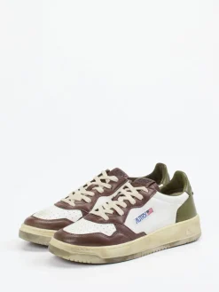 Herren Autry – Sneaker aus Leder in Off-White