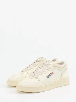 Damen Autry – Sneaker aus Leder in Creme