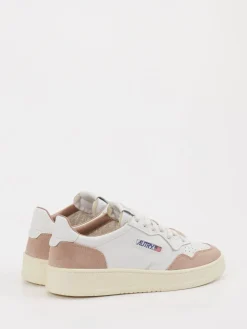 Damen Autry – Sneaker aus Leder-Mix in Offwhite