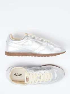 Damen Autry – Sneaker aus Metallicleder farben