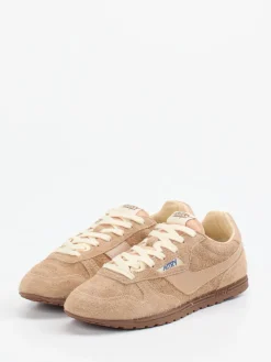 Damen Autry – Sneaker aus Veloursleder beige